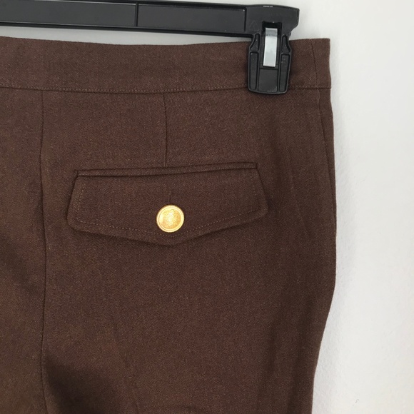 New Vertigo Paris Brown Career Ankle Pants - Picture 5 of 6